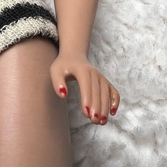 Barbie Doll Ponytail #3/4/5?Japan Original Makeup Eyeliner Blue Eyes Blonde 60’s - Picture 4 of 16